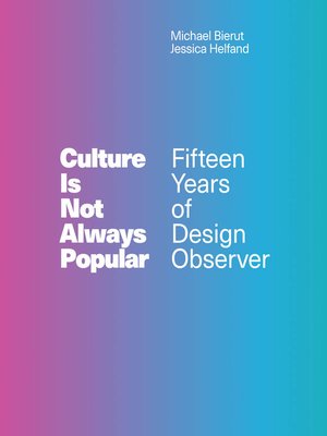 Culture Is Not Always Popular - ebook